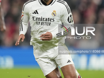 Jude Bellingham central midfield of Real Madrid and England during the La Liga match between Athletic Club and Real Madrid CF at Estadio de...