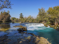 Manavgat Waterfall is seen in Manavgat, Turkey, on November 7, 2024. (