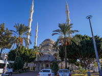 The Central Mosque Complex is seen in Manavgat, Turkey, on November 7, 2024. (