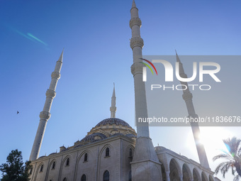 The Central Mosque Complex is seen in Manavgat, Turkey, on November 7, 2024. (