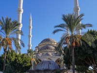 The Central Mosque Complex is seen in Manavgat, Turkey, on November 7, 2024. (