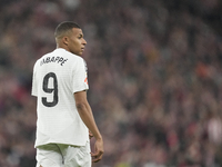 Kylian Mbappe centre-forward of Real Madrid and France during the La Liga match between Athletic Club and Real Madrid CF at Estadio de San M...