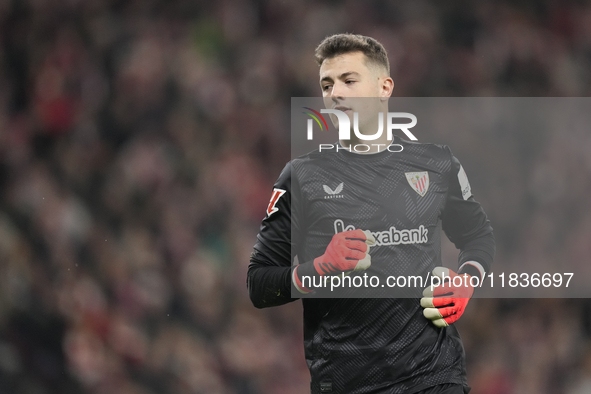 Julen Agirrezabala goalkeeper of Athletic Club and Spain during the La Liga match between Athletic Club and Real Madrid CF at Estadio de San...