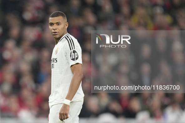 Kylian Mbappe centre-forward of Real Madrid and France during the La Liga match between Athletic Club and Real Madrid CF at Estadio de San M...