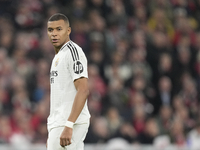 Kylian Mbappe centre-forward of Real Madrid and France during the La Liga match between Athletic Club and Real Madrid CF at Estadio de San M...