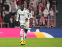 Ferland Mendy left-back of Real Madrid and France during the La Liga match between Athletic Club and Real Madrid CF at Estadio de San Mames...