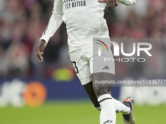 Ferland Mendy left-back of Real Madrid and France during the La Liga match between Athletic Club and Real Madrid CF at Estadio de San Mames...