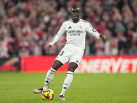 Ferland Mendy left-back of Real Madrid and France during the La Liga match between Athletic Club and Real Madrid CF at Estadio de San Mames...