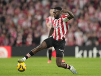 Inaki Williams right winger of Athletic Club and Ghana during the La Liga match between Athletic Club and Real Madrid CF at Estadio de San M...