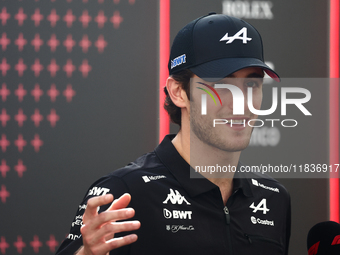 Jack Doohan of Alpine ahead of the Formula 1 Austrian Grand Prix at Yas Marina Circuit in Abu Dhabi, United Arab Emirates on Devember 5, 202...