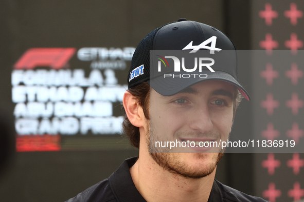 Jack Doohan of Alpine ahead of the Formula 1 Austrian Grand Prix at Yas Marina Circuit in Abu Dhabi, United Arab Emirates on Devember 5, 202...