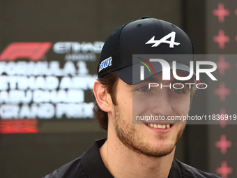 Jack Doohan of Alpine ahead of the Formula 1 Austrian Grand Prix at Yas Marina Circuit in Abu Dhabi, United Arab Emirates on Devember 5, 202...