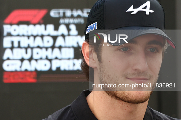 Jack Doohan of Alpine ahead of the Formula 1 Austrian Grand Prix at Yas Marina Circuit in Abu Dhabi, United Arab Emirates on Devember 5, 202...