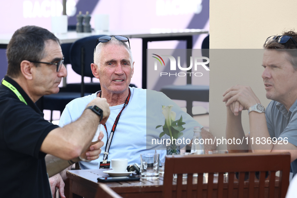 Mick Doohan ahead of the Formula 1 Austrian Grand Prix at Yas Marina Circuit in Abu Dhabi, United Arab Emirates on Devember 5, 2024. 