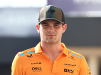 Pato O'Ward ahead of the Formula 1 Austrian Grand Prix at Yas Marina Circuit in Abu Dhabi, United Arab Emirates on Devember 5, 2024. (