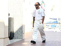 Lewis Hamilton of Mercedes ahead of the Formula 1 Austrian Grand Prix at Yas Marina Circuit in Abu Dhabi, United Arab Emirates on Devember 5...