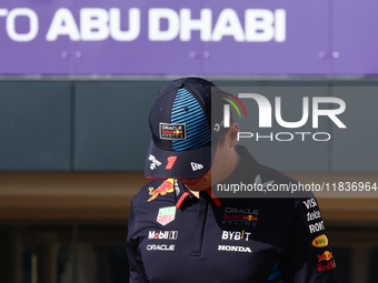 Max Verstappen of Red Bull Racing ahead of the Formula 1 Austrian Grand Prix at Yas Marina Circuit in Abu Dhabi, United Arab Emirates on Dev...