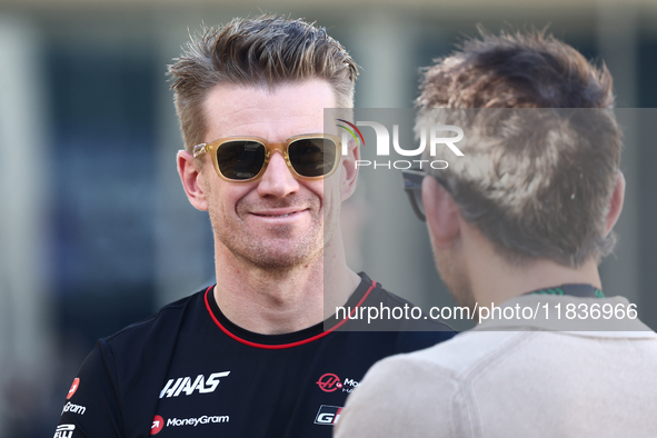 Nico Hulkenberg of Haas ahead of the Formula 1 Austrian Grand Prix at Yas Marina Circuit in Abu Dhabi, United Arab Emirates on Devember 5, 2...