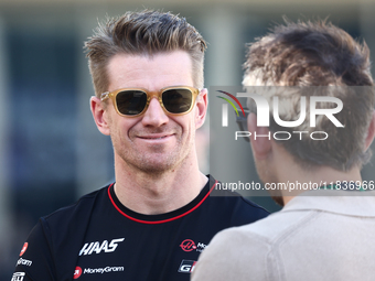 Nico Hulkenberg of Haas ahead of the Formula 1 Austrian Grand Prix at Yas Marina Circuit in Abu Dhabi, United Arab Emirates on Devember 5, 2...