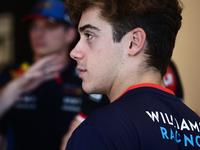 Franco Colapinto of Williams ahead of the Formula 1 Austrian Grand Prix at Yas Marina Circuit in Abu Dhabi, United Arab Emirates on Devember...