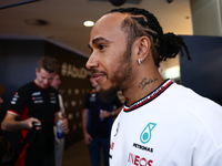 Lewis Hamilton of Mercedes ahead of the Formula 1 Austrian Grand Prix at Yas Marina Circuit in Abu Dhabi, United Arab Emirates on Devember 5...