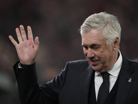 Carlo Ancelotti head coach of Real Madrid during the La Liga match between Athletic Club and Real Madrid CF at Estadio de San Mames on Decem...