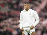 Kylian Mbappe centre-forward of Real Madrid and France during the La Liga match between Athletic Club and Real Madrid CF at Estadio de San M...