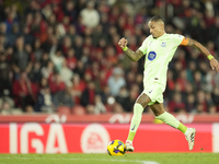 Raphinha right winger of Barcelona and Brazil during the La Liga match between RCD Mallorca and FC Barcelona at Estadi de Son Moix on Decemb...