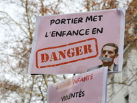 Several hundred demonstrators gather for public services in Lyon, France, on December 5, 2024. (