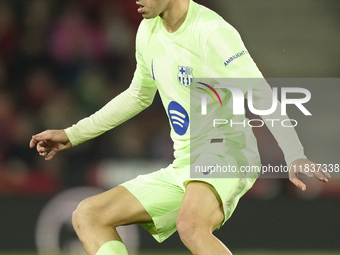 Pedri central midfield of Barcelona and Spain during the La Liga match between RCD Mallorca and FC Barcelona at Estadi de Son Moix on Decemb...