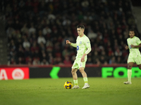 Marc Casado defensive midfield of Barcelona and Spain during the La Liga match between RCD Mallorca and FC Barcelona at Estadi de Son Moix o...