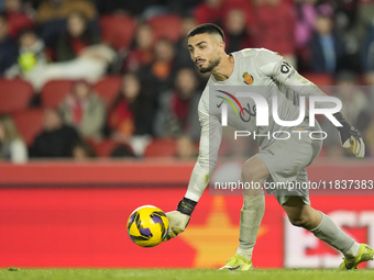 Leo Roman goalkeeper of Mallorca and Spain during the La Liga match between RCD Mallorca and FC Barcelona at Estadi de Son Moix on December...