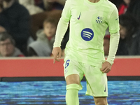 Gavi central midfield of Barcelona and Spain during the La Liga match between RCD Mallorca and FC Barcelona at Estadi de Son Moix on Decembe...