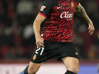 Antonio Raillo centre-back of Mallorca and Spain during the La Liga match between RCD Mallorca and FC Barcelona at Estadi de Son Moix on Dec...