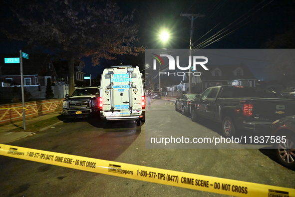 An unidentified man is shot multiple times throughout the body and is in critical condition at 144-51 222nd Street in the Laurelton section...