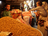 Egyptians gather in Sayyidah Nafisah mosque to commemorate the birth anniversary of Sayyida Nafisa, a woman of Ahl al-Bayt, and a scholar an...