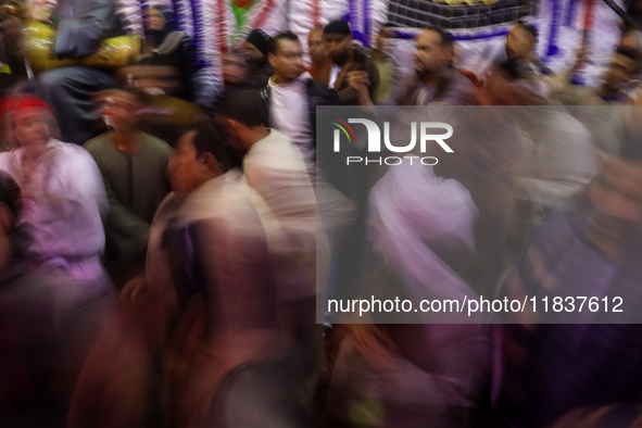 Egyptians gather in Sayyidah Nafisah mosque to commemorate the birth anniversary of Sayyida Nafisa, a woman of Ahl al-Bayt, and a scholar an...