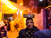 Egyptians gather in Sayyidah Nafisah mosque to commemorate the birth anniversary of Sayyida Nafisa, a woman of Ahl al-Bayt, and a scholar an...