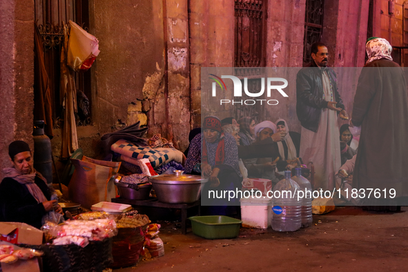 Egyptians gather in Sayyidah Nafisah mosque to commemorate the birth anniversary of Sayyida Nafisa, a woman of Ahl al-Bayt, and a scholar an...