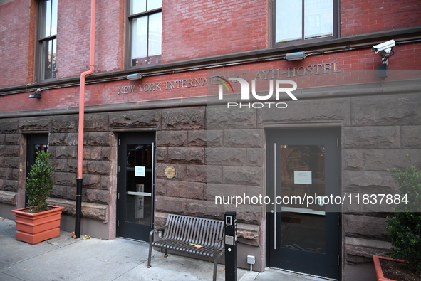 The New York International AYH-Hostel on the Upper West Side of Manhattan is photographed, showing where the suspect stays leading up to the...