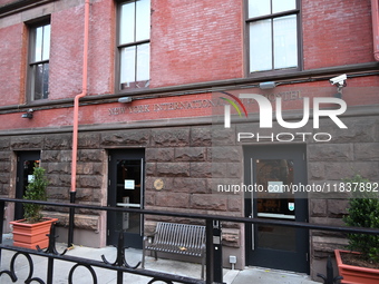 The New York International AYH-Hostel on the Upper West Side of Manhattan is photographed, showing where the suspect stays leading up to the...