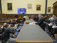 US Secret Service Acting Director Ronald L. Rowe Jr. testifies before the House Task Force Committee about the attempted assassination of Do...