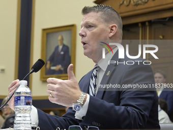 US Secret Service Acting Director Ronald L. Rowe Jr. testifies before the House Task Force Committee about the attempted assassination of Do...