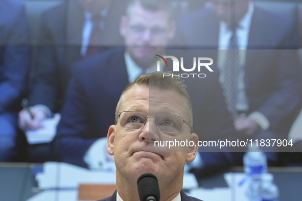 US Secret Service Acting Director Ronald L. Rowe Jr. testifies before the House Task Force Committee about the attempted assassination of Do...