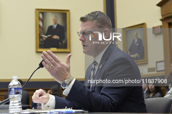 US Secret Service Acting Director Ronald L. Rowe Jr. testifies before the House Task Force Committee about the attempted assassination of Do...