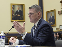 US Secret Service Acting Director Ronald L. Rowe Jr. testifies before the House Task Force Committee about the attempted assassination of Do...