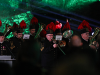 In Wieliczka, Poland, on December 2, 2024, the celebration of Saint Barbara's Day takes place at the Salt Mine with the participation of Pre...