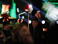 In Wieliczka, Poland, on December 2, 2024, the celebration of Saint Barbara's Day takes place at the Salt Mine with the participation of Pre...