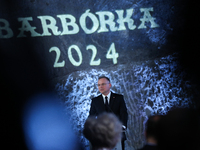 Polish President Andrzej Duda participates in the celebration of Saint Barbara's Day in the Salt Mine in Wieliczka, Poland, on December 2, 2...