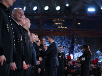 In Wieliczka, Poland, on December 2, 2024, Deputy Prime Minister of Poland and Minister of National Defense, Wladyslaw Kosiniak-Kamysz, part...